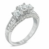 Thumbnail Image 1 of Previously Owned - 1.50 CT. T.W.   Diamond Three Stone Engagement Ring in 14K White Gold