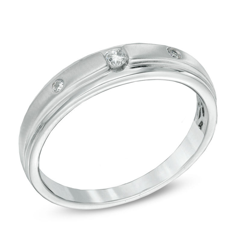 Previously Owned - Ladies' Diamond Accent Ring in 10K White Gold