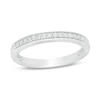 Thumbnail Image 1 of Previously Owned - 0.12 CT. T.W. Diamond Vintage-Style Anniversary Band in 14K White Gold