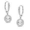 Thumbnail Image 0 of Previously Owned - Unstoppable Love™  0.50 CT. T.W. Diamond Circle Drop Earrings in 10K White Gold