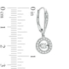 Thumbnail Image 1 of Previously Owned - Unstoppable Love™  0.50 CT. T.W. Diamond Circle Drop Earrings in 10K White Gold