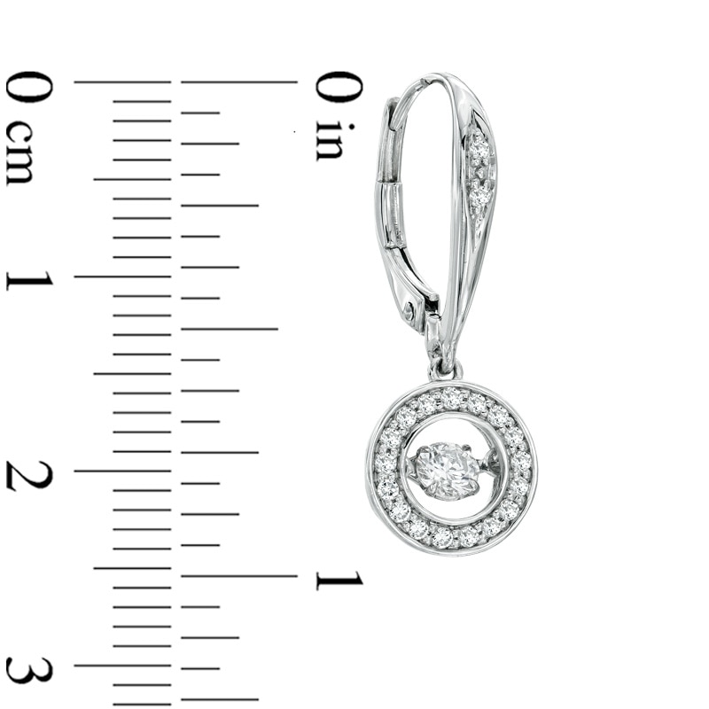 Previously Owned - Unstoppable Love™  0.50 CT. T.W. Diamond Circle Drop Earrings in 10K White Gold|Peoples Jewellers