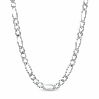 Previously Owned - Men's 7.0mm Figaro Chain Necklace in Sterling Silver - 22"