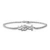 Previously Owned - Open Hearts Family by Jane Seymour™ Diamond Accent Sideways "MOM" Bracelet in Sterling Silver - 6.25"