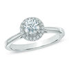 Thumbnail Image 1 of Previously Owned - Celebration  Grand™ 0.50 CT. T.W. Diamond Frame Engagement Ring in 14K White Gold (H-I/I1)