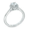 Thumbnail Image 2 of Previously Owned - Celebration  Grand™ 0.50 CT. T.W. Diamond Frame Engagement Ring in 14K White Gold (H-I/I1)