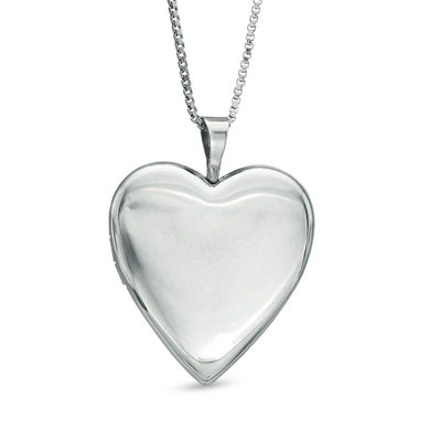 Previously Owned - Heart-Shaped Locket in Sterling Silver