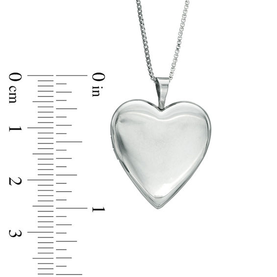 Previously Owned - Heart-Shaped Locket in Sterling Silver