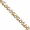 Thumbnail Image 0 of Previously Owned - 1.50 CT. T.W. Diamond Cascading Tennis Bracelet in 10K Gold - 7.25"