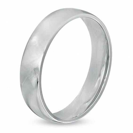 Previously Owned - Men's 5.0mm Comfort Fit Wedding Band in Platinum