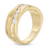 Thumbnail Image 1 of Previously Owned - Men's 1.00 CT. T.W. Diamond Seven Stone Slanted Anniversary Band in 10K Gold