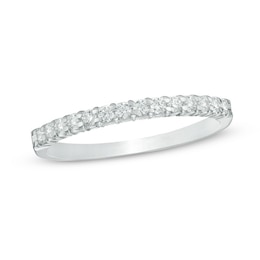 Previously Owned - 0.25 CT. T.W. Colourless Diamond Band in 18K White Gold (E/I1)