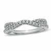 Thumbnail Image 0 of Previously Owned - 0.33 CT. T.W. Diamond Pavé Double Twist Contour Band in 14K White Gold