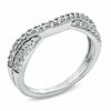 Thumbnail Image 1 of Previously Owned - 0.33 CT. T.W. Diamond Pavé Double Twist Contour Band in 14K White Gold