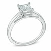 Thumbnail Image 2 of Previously Owned - 1.00 CT. Princess-Cut Diamond Solitaire Crown Royal Engagement Ring in 14K White Gold (I-J/I2)