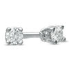 Thumbnail Image 0 of Previously Owned - Diamond Accent Solitaire Stud Earrings in 14K White Gold