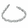 Thumbnail Image 1 of Previously Owned - 0.50 CT. T.W. Diamond Infinity Loop Bracelet in Sterling Silver