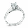 Thumbnail Image 2 of Previously Owned - 0.50 CT. Princess-Cut Diamond Solitaire Crown Royal Engagement Ring in 14K White Gold (J/I2)