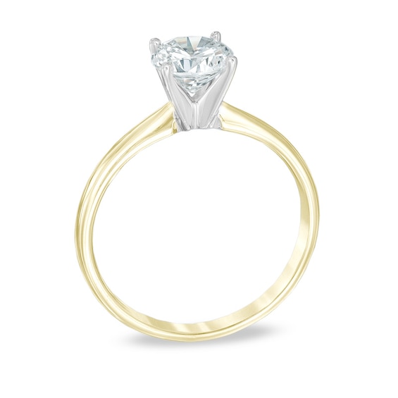 Previously Owned - 1.00 CT. Diamond Solitaire Engagement Ring in 14K Gold (J/I3)