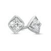 Thumbnail Image 0 of Previously Owned - 0.20 CT. T.W.  Princess-Cut Diamond Earrings in 14K White Gold (I/I2)