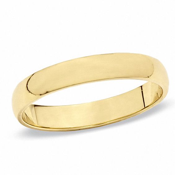Previously Owned - Ladies' 3.0mm Plain Wedding Band in 10K Gold ...