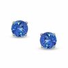 Thumbnail Image 0 of Previously Owned - 4.5mm Tanzanite Stud Earrings in Sterling Silver