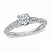 Previously Owned - Vera Wang Love Collection 0.95 CT. T.W. Diamond Engagement Ring in 14K White Gold