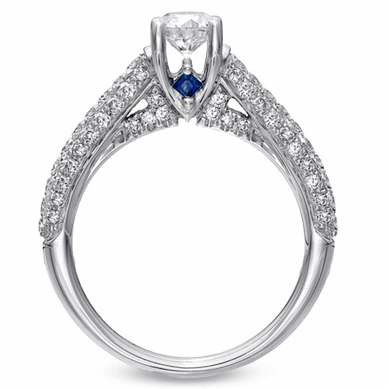Previously Owned - Vera Wang Love Collection 0.95 CT. T.W. Diamond Engagement Ring in 14K White Gold|Peoples Jewellers