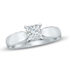 Previously Owned - Celebration Lux® 1.00 CT. Princess-Cut Diamond Engagement Ring in 14K White Gold (I/SI2)