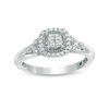 Thumbnail Image 0 of Previously Owned - Cherished Promise Collection™ 0.25 CT. T.W. Quad Princess-Cut Diamond Promise Ring in 10K White Gold