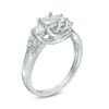 Previously Owned - 0.75 CT. T.W. Princess-Cut Diamond Engagement Ring in 14K White Gold