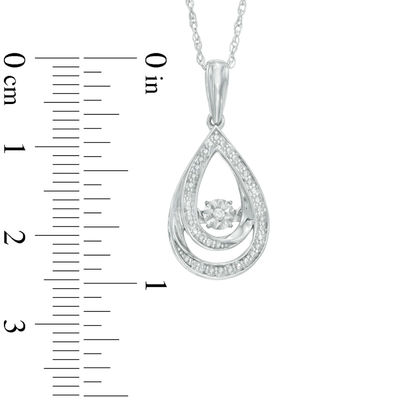 Previously Owned - Unstoppable Love™  Diamond Accent Pear-Shaped Earrings and Pendant Set in Sterling Silver