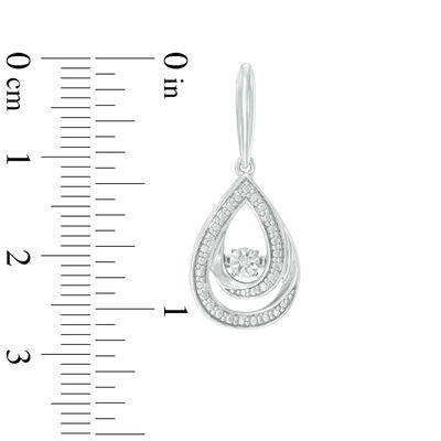 Previously Owned - Unstoppable Love™  Diamond Accent Pear-Shaped Earrings and Pendant Set in Sterling Silver