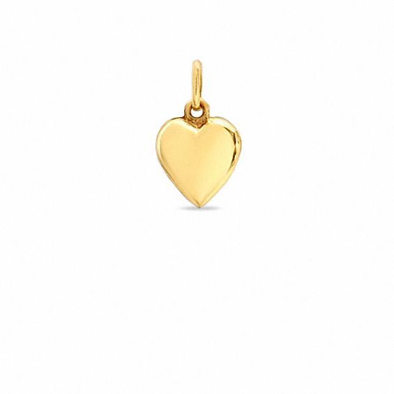 Previously Owned - Puffed Heart Charm in 10K Gold