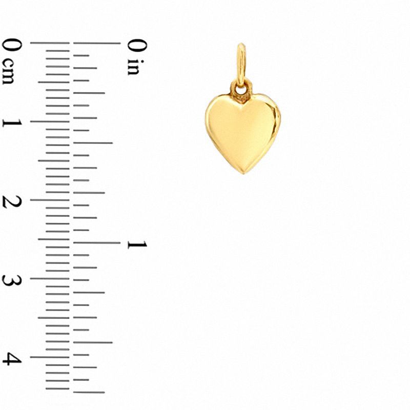 Previously Owned - Puffed Heart Charm in 10K Gold