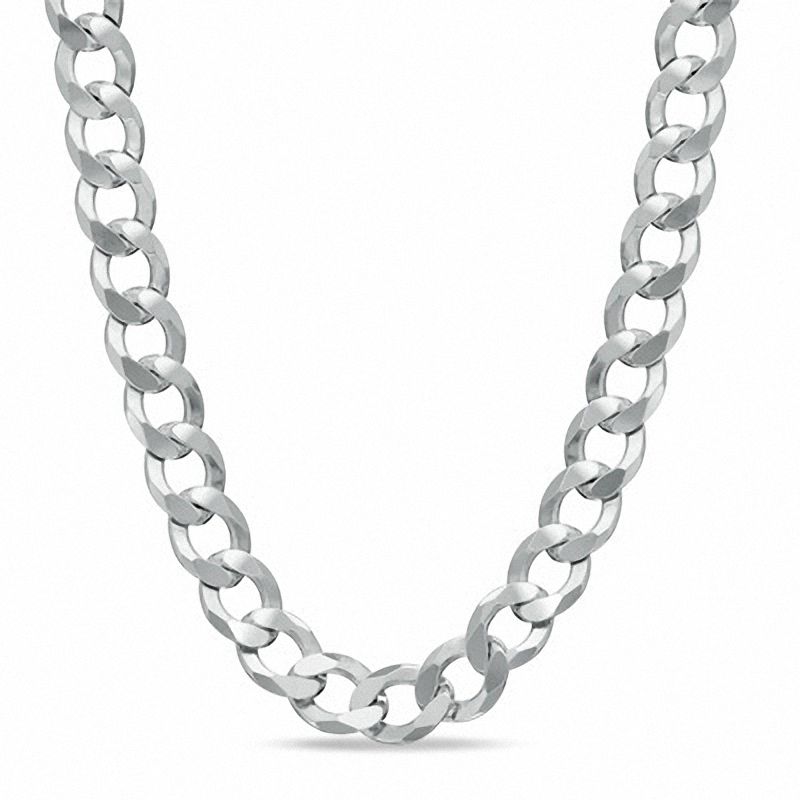 Previously Owned - Men's 7.0mm Curb Chain Necklace in Sterling Silver