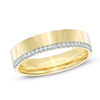Thumbnail Image 0 of Previously Owned - 0.10 CT. T.W. Diamond Edge Anniversary Band in 10K Gold