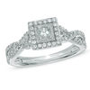 Thumbnail Image 0 of Previously Owned - 0.40 CT. T.W.   Princess-Cut Diamond Engagement Ring in 14K White Gold (I/I1)