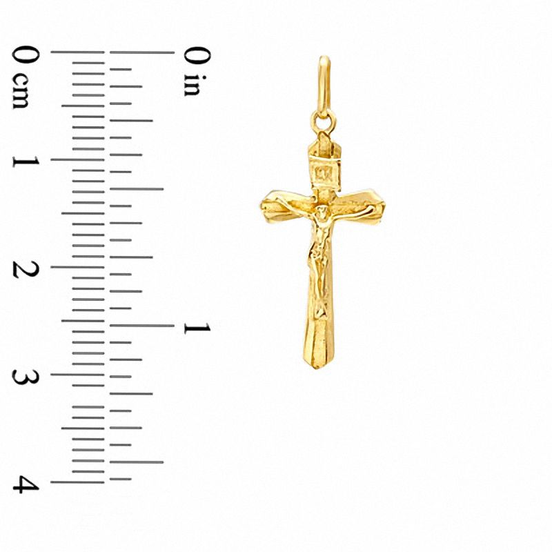Previously Owned - Small Crucifix Charm in 10K Gold