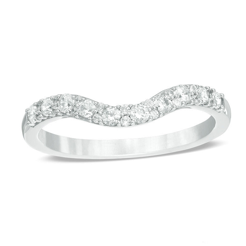 Previously Owned - Love's Destiny by Peoples 0.33 CT. T.W.  Diamond Wedding Band in 14K White Gold (I/SI2)