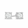 Previously Owned - 0.25 CT. T.W. Diamond Miracle-Set Stud Earrings in 10K White Gold