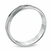 Thumbnail Image 1 of Previously Owned - Men's 5.0mm Diamond Accent Wedding Band in 10K White Gold