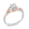 Thumbnail Image 1 of Previously Owned - 0.58 CT. Diamond Solitaire Engagement Ring in 14K Two-Tone Gold (I/I1)