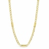 Thumbnail Image 0 of Previously Owned - Men's 5.75mm Mariner Bar Chain Necklace in 10K Gold - 22"