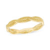 Thumbnail Image 1 of Previously Owned - 2.8mm Diamond-Cut Braid Wedding Band in 10K Gold