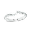 Thumbnail Image 1 of Previously Owned - Ever Us™ 0.12 CT. T.W. Diamond Contour Band in 14K White Gold