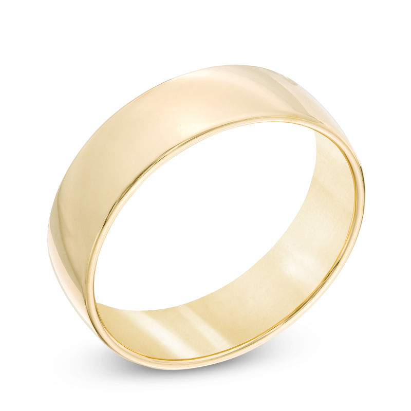 Previously Owned - Men's 6.5mm Comfort Fit Wedding Band in 14K Gold
