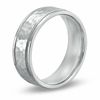 Thumbnail Image 1 of Previously Owned - Men's 7.5mm Comfort Fit Hammered Wedding Band in Cobalt