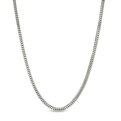 Previously Owned - 1.1mm Milano Chain Necklace in 14K White Gold - 16"