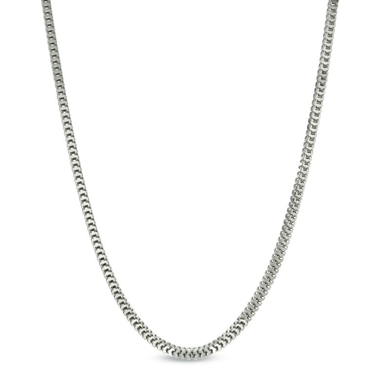 Previously Owned - 1.1mm Milano Chain Necklace in 14K White Gold - 16"|Peoples Jewellers